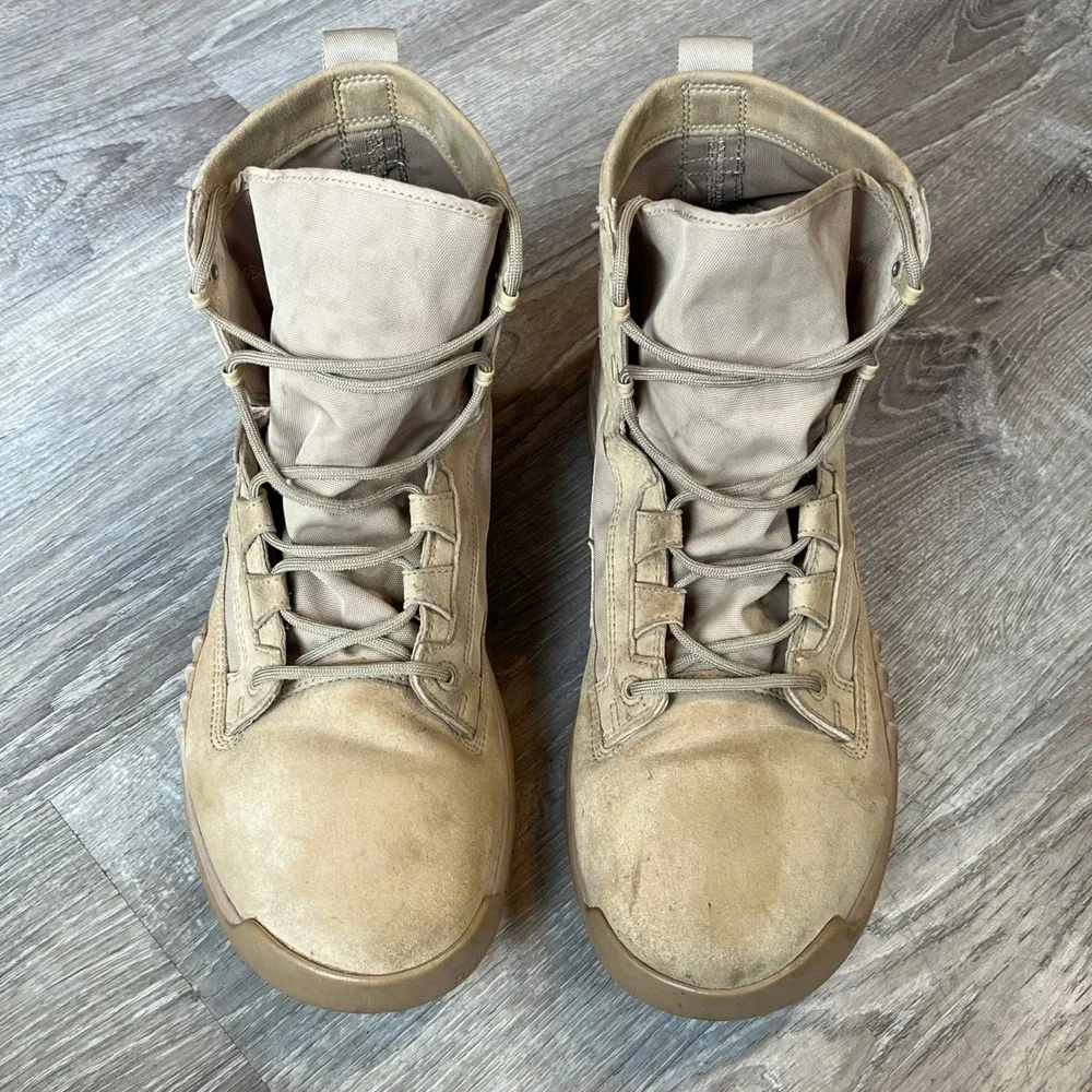Nike SFB Field 8 British Khaki Mens Tactical Combat Boots 631360-222 Size 12